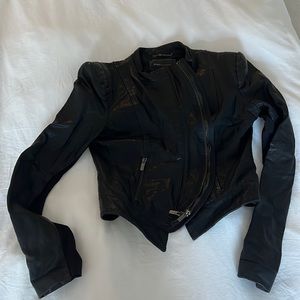 BCBG Leather Jacket